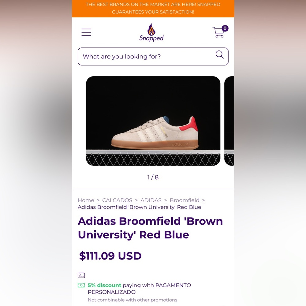 Adidas Broomfield 'Brown University' Red Blue Women’s